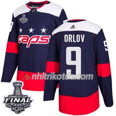 Washington Capitals Trikot Dmitry Orlov 9 2018 Stanley Cup Final Patch Adidas Stadium Series Authentic - Herren